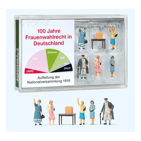 Preiser 13402 100 Years womans suffrage in Germany, H0