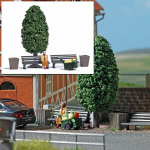 Busch 7841 Action Set: Handwagen, H0