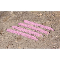 Heki 1826 10 Grasstreifen Lavendel, 100 mm lang, 6 mm hoch