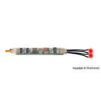 Viessmann 5272 Mini-LED rot, 2 Stück mit Mikro-Blinkelektronik, H0