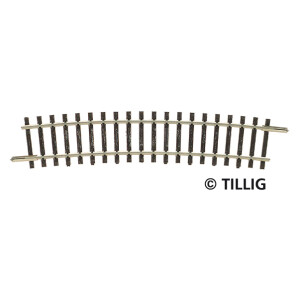 Tillig 83112 Gebogenes Gleis R32 - 396 mm/15°, TT