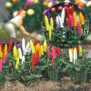 Busch 1218 Zier-Lupinen, H0