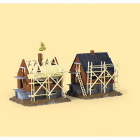 Auhagen 12215 2 houses under construction, H0/TT