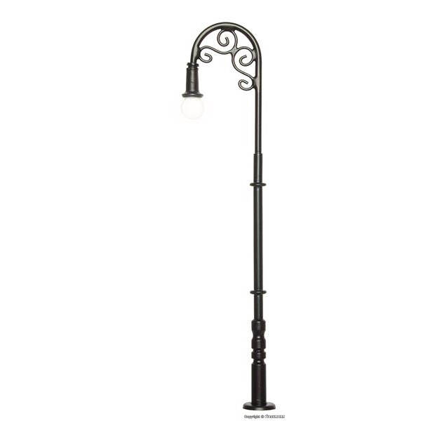 Viessmann 6030 Nostalgische Bogenleuchte, LED warmweiß, 102 mm hoch, H0