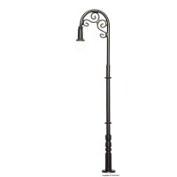 Viessmann 6030 Nostalgische Bogenleuchte, LED warmweiß, 102 mm hoch, H0