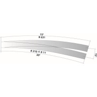 Tillig 83364 Innenbogenweiche links 15° , TT