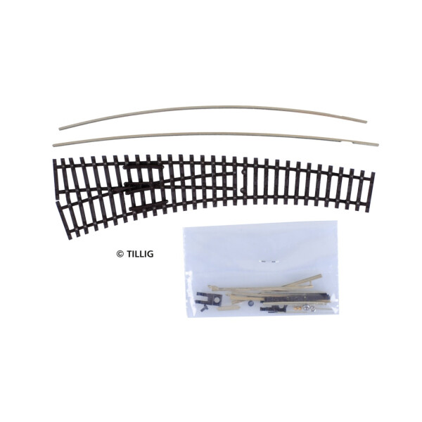 Tillig 83412 Bausatz - Innenbogenweiche links, ersetzt 83410, TT