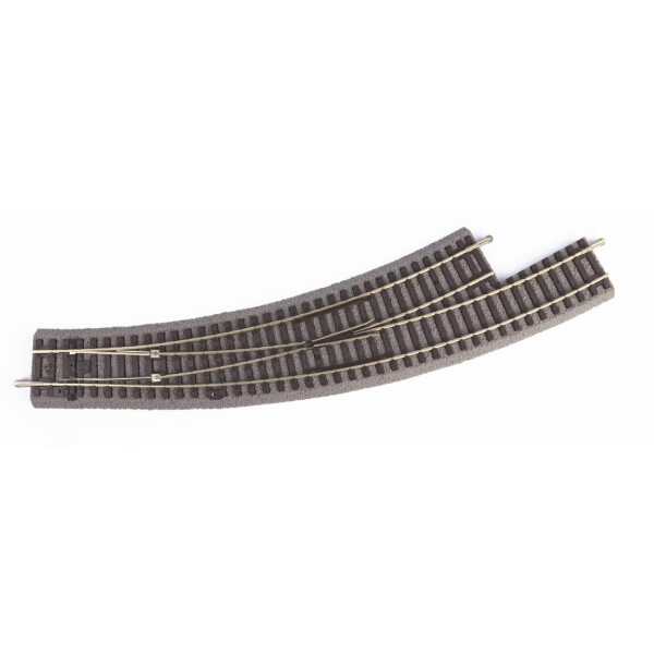 Piko 55427 Bogenweiche, links BWL-R3 mit Bettung, H0