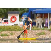 Busch 7864 Action Set: Stand Up Paddling, H0