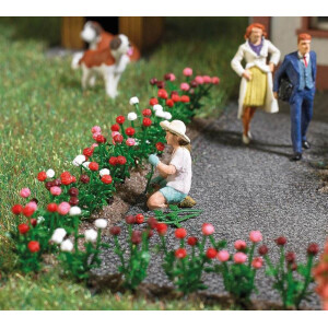 Busch 7878 Action Set: Rosenpflückerin, H0