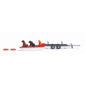 Busch 7898 Action Set: Wasserrettung mit Motorboot, H0
