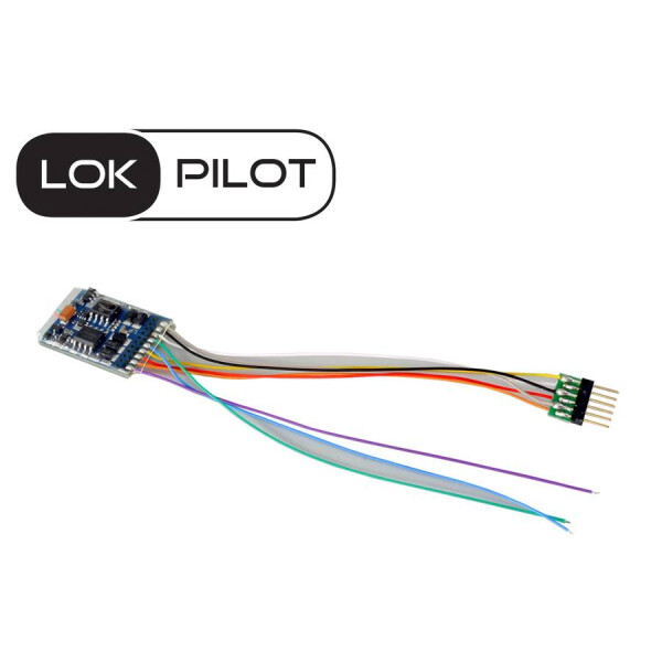 ESU 59616 LokPilot 5 DCC/MM/SX/M4, 6-pin NEM651, Spurweite H0, 0