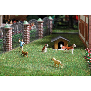 Busch 7896 Action Set: Apportierspiel mit Hunden, H0