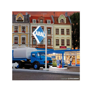 Viessmann 1376 ARAL-Schild mit LED-Beleuchtung, H0