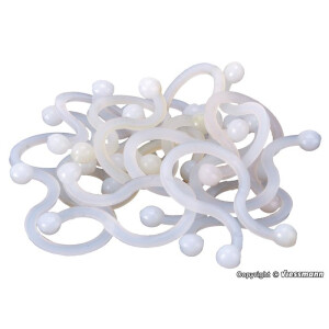 Viessmann 6889 Omega Clips, 20 Stück