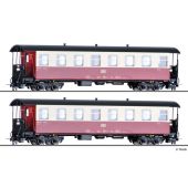 Tillig 13982 Passenger coach set of the HSB with two...