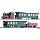 Tillig 01173 Set of the DR with steam locomotive class...