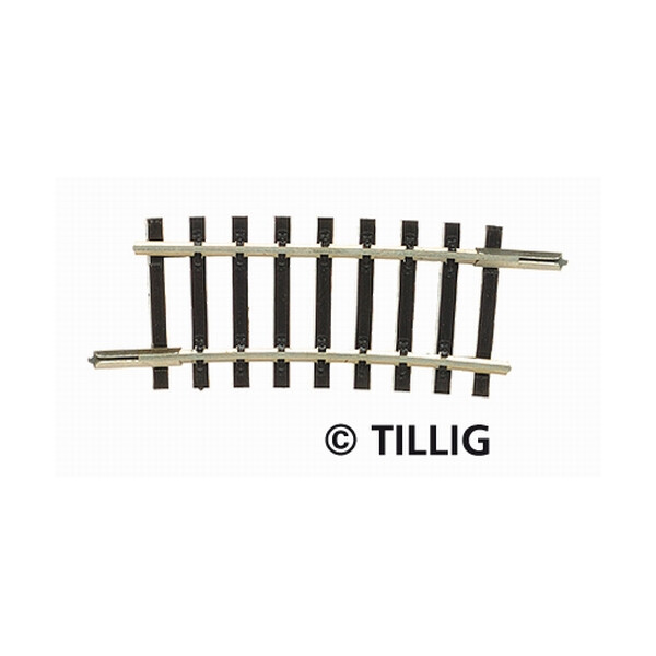 Tillig 83114 Gebogenes Gleis R24 - 353 mm/7,5°, TT
