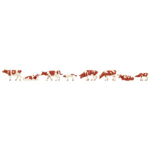 Faller 151903 Cows, brown flecked, H0
