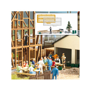 Busch 7900 Action Set: Richtfest, H0