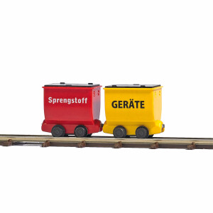 Busch 12261 Zwei Loren für Geräte und...