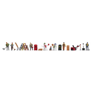 Noch 16220 Figuren-Themenwelt "Wintertag", H0