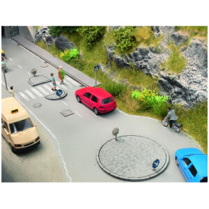 Noch 14388 Laser-Cut minis - Verkehrsinsel-Set, H0