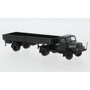 Brekina 71401 IFA S 4000-1, dunkelgrün/schwarz,...