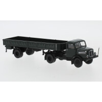 Brekina 71401 IFA S 4000-1, dunkelgrün/schwarz, Pritschen-SZ, 1960, H0