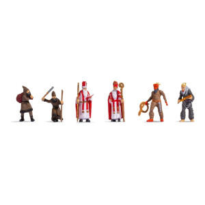 Noch 15929 Nikolaus mit Knecht Ruprecht, H0