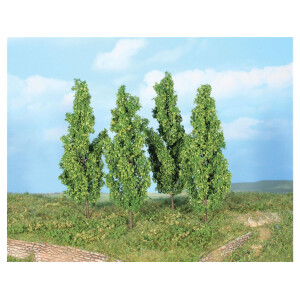 Heki 19110 4 Pappeln, 13 cm, TT - H0