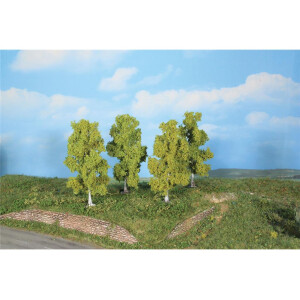 Heki 19120 4 Birken, 11 cm, TT - H0