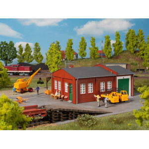 Auhagen 11462 Bahnmeisterei mit Rampe, H0