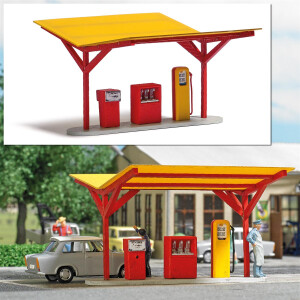 Busch 1917 Minol Gas Station, H0