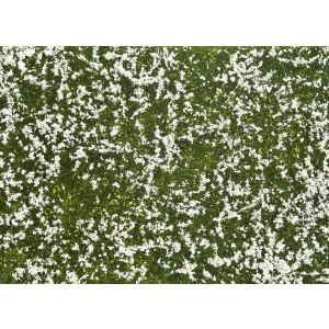 Noch 07256 Bodendecker-Foliage, weiß, 12 x 18 cm