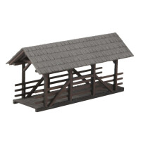 Noch 14372 Laser-Cut minis - Überdachte Fußgänger-Brücke , H0