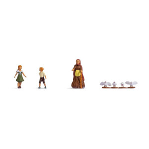 Noch 15804 Hänsel und Gretel mit Hexe, H0