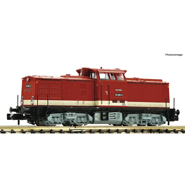 Fleischmann 721086 Diesellok 112 303 der DR, mit Sound, N