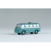 Auhagen minicar 66017 Goliath Express 1100 Luxusbus hellgrüngrau Dach offen, H0