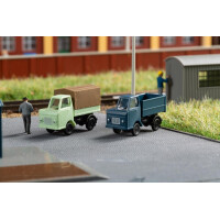 Auhagen 44657 Multicar M22 Pritsche Plane und Hochbordkipper, N