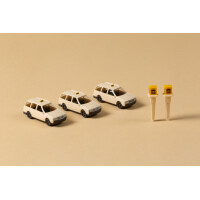 Auhagen 43676 Taxi with pillar-type call boxes, TT
