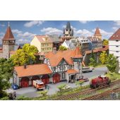 Faller 232194 Town hall with fire Station, N