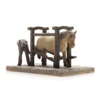Artitec 316.080 Beschlagstand, Pferd und Hufschmied, N