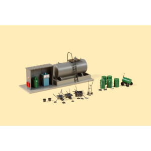 Auhagen 11469 Kleinlok-Tankstelle, H0