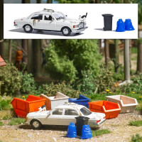 Busch 7985 Action-Set: Katzenauto, H0