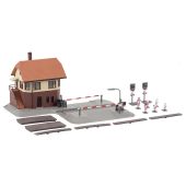 Faller 231718 Level crossing with signal Tower, N