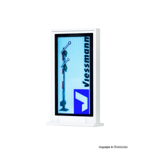 Viessmann 1394 LCD Werbetafel, einseitig, H0
