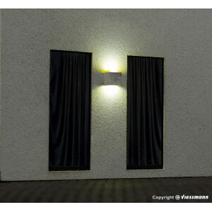 Viessmann 6026 Wandleuchte modern, LED warmweiß, H0