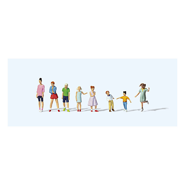 Preiser 10766 Jugendliche und Kinder, H0