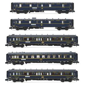 Hornby Arnold 4465 5tlg. Reisezugwagen-Set „Orient Express" der CIWL, Epoche II, N